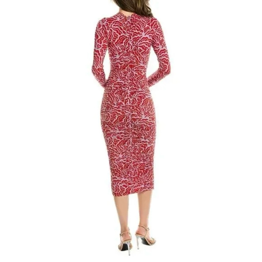 A.L.C. Ansel Ruched Long-Sleeve Body-Con Midi Dress - Picture 5 of 8